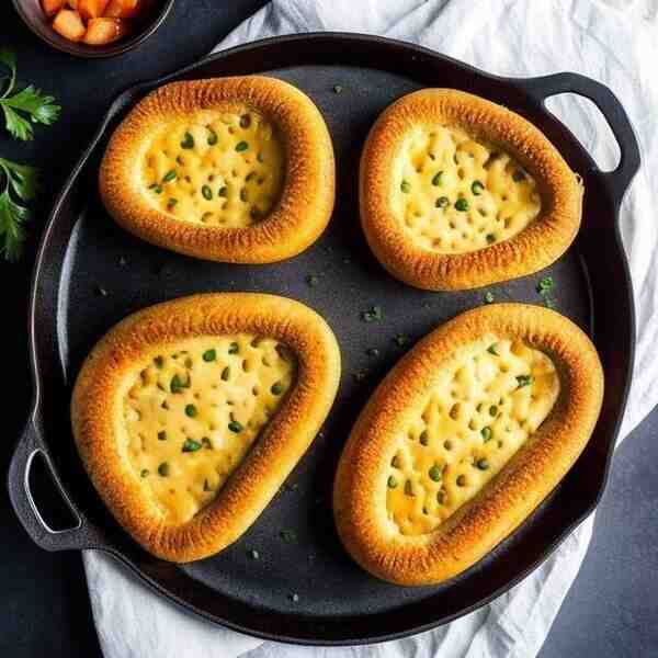 Запечённый морской язык с сыром
